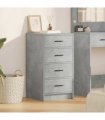 vidaXL Sideboard Concrete grey 40 x 41 x 75 cm Engineered wood