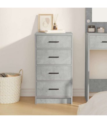 vidaXL Sideboard Concrete grey 40 x 41 x 75 cm Engineered wood