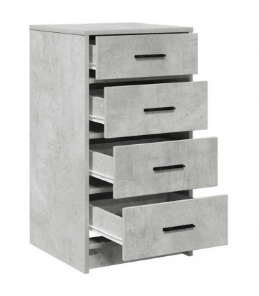 vidaXL Sideboard Concrete grey 40 x 41 x 75 cm Engineered wood
