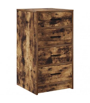 vidaXL Sideboard Smoked oak 40 x 41 x 75 cm Engineered wood