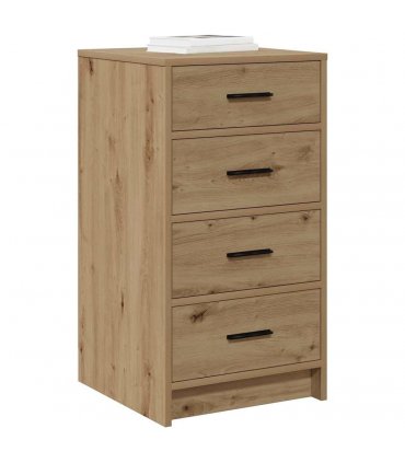 vidaXL Sideboard Artisan oak 40 x 41 x 75 cm Engineered wood