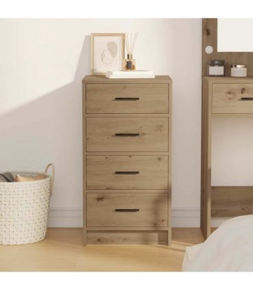 vidaXL Sideboard Artisan oak 40 x 41 x 75 cm Engineered wood