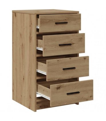 vidaXL Sideboard Artisan oak 40 x 41 x 75 cm Engineered wood