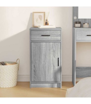 vidaXL Sideboard Grey Sonoma 40 x 40.5 x 75 cm Engineered wood