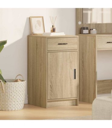 vidaXL Sideboard Sonoma Oak 40 x 40.5 x 75 cm Engineered wood