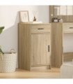 vidaXL Sideboard Sonoma Oak 40 x 40.5 x 75 cm Engineered wood