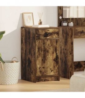 vidaXL Sideboard Smoked Oak 40 x 40.5 x 75 cm Engineered wood