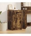 vidaXL Sideboard Smoked Oak 40 x 40.5 x 75 cm Engineered wood