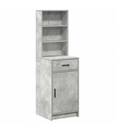 vidaXL Highboard Concrete Grey 40 x 40.5 x 135 cm Engineered Wood