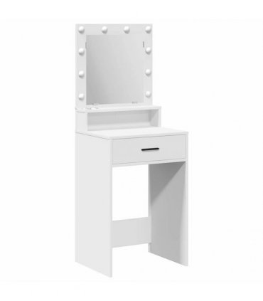 vidaXL Dressing Table White 50 x 41 x 135 cm Engineered Wood — V0672061315