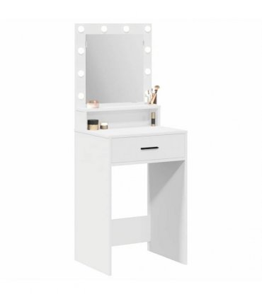 vidaXL Dressing Table White 50 x 41 x 135 cm Engineered Wood — V0672061315