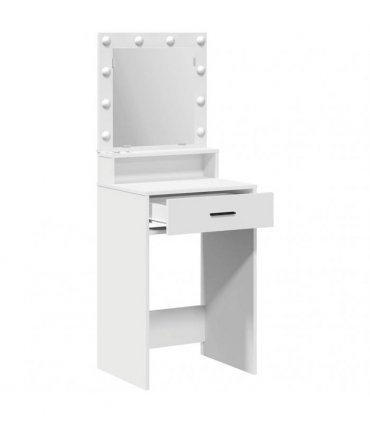 vidaXL Dressing Table White 50 x 41 x 135 cm Engineered Wood — V0672061315