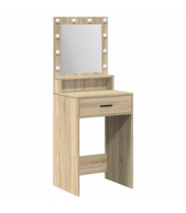 vidaXL Dressing Table Sonoma Oak 50 x 41 x 135 cm Engineered Wood — V0672061316