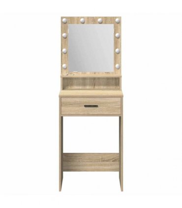 vidaXL Dressing Table Sonoma Oak 50 x 41 x 135 cm Engineered Wood — V0672061316