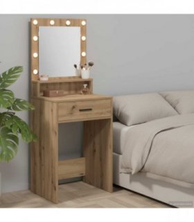 vidaXL Dressing Table Artisan Oak 50 x 41 x 135 cm Engineered Wood — V0672061330