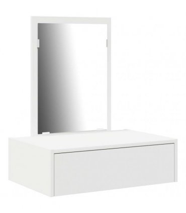 vidaXL Dressing Table White 60 x 40 x 70 cm Engineered Wood — Model: without led