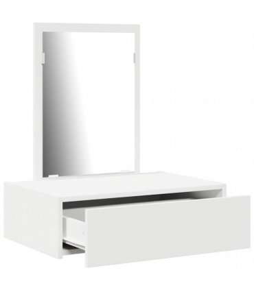 vidaXL Dressing Table White 60 x 40 x 70 cm Engineered Wood — Model: without led