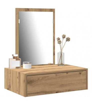 vidaXL Dressing Table Brown 60 x 40 x 70 cm Engineered Wood — Colour: Artisan oak, Model: without led