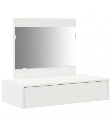 vidaXL Dressing Table White 83 x 40 x 70 cm Engineered Wood — Model: without led