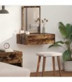 vidaXL Dressing Table Brown 60 x 40 x 70 cm Engineered Wood — Colour: Smoked oak, Model: without led