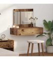 vidaXL Dressing Table Brown 83 x 40 x 70 cm Engineered Wood — Colour: Old wood, Model: without led