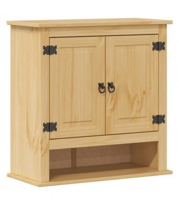 vidaXL Bathroom Wall Cabinet Corona 70x33x71.5 cm Solid Wood Pine
