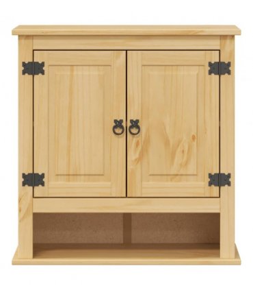 vidaXL Bathroom Wall Cabinet Corona 70x33x71.5 cm Solid Wood Pine