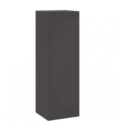 vidaXL Plant Stand 2 pcs Black 24 x 24 x 75 cm Steel — Model: 2x (75 cm)
