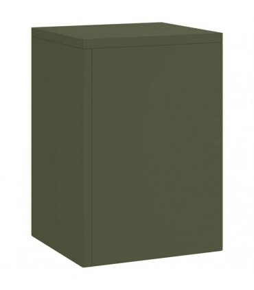 vidaXL Plant Stand 3 pcs Olive green Steel — Model: 3x (35/55/75 cm)
