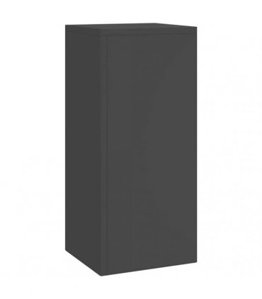 vidaXL Plant Stand 2 pcs Black 24 x 24 x 55 cm Steel — Model: 2x (55 cm)