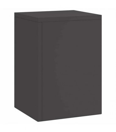 vidaXL Plant Stand 3 pcs Black Steel — Model: 3x (35/55/75 cm)