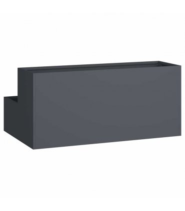 vidaXL Garden Planter Anthracite 100 x 60 x 45 cm Cold-rolled Steel