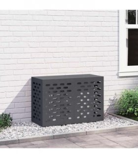 vidaXL Air Conditioner Cover Anthracite 90 x 40 x 60 cm Steel