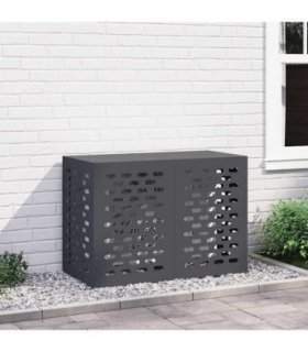 vidaXL Air Conditioner Cover Anthracite 100 x 50 x 70 cm Steel