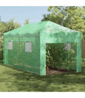 vidaXL Greenhouse with Pop-up Frame Green 290 x 580 x 315 cm Iron
