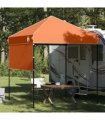 vidaXL Canopy Tent Manual Orange 194 x 194 x 251 cm Fabric