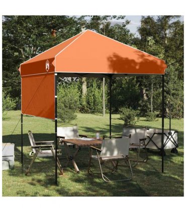vidaXL Canopy Tent Manual Orange 194 x 194 x 251 cm Fabric
