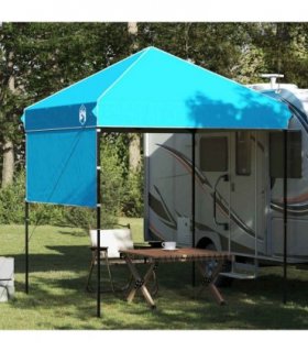 vidaXL Canopy Tent Manual Blue 194 x 194 x 251 cm Fabric