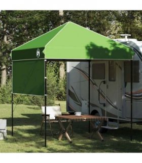 vidaXL Canopy Tent Manual Green 194 x 194 x 251 cm Fabric