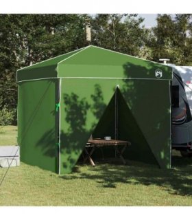 vidaXL Canopy Tent Manual Green 243 x 243 x 251 cm Fabric