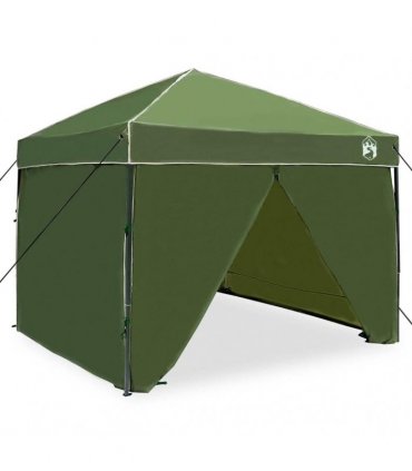 vidaXL Canopy Tent Manual Green 243 x 243 x 251 cm Fabric