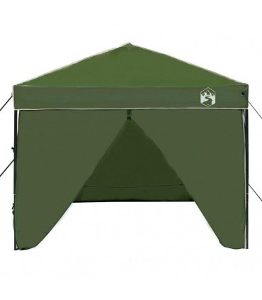 vidaXL Canopy Tent Manual Green 243 x 243 x 251 cm Fabric