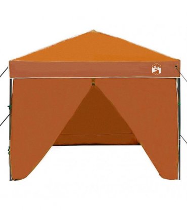 vidaXL Canopy Tent Manual Orange 243 x 243 x 251 cm Fabric