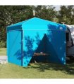 vidaXL Canopy Tent Manual Blue 243 x 243 x 251 cm Fabric