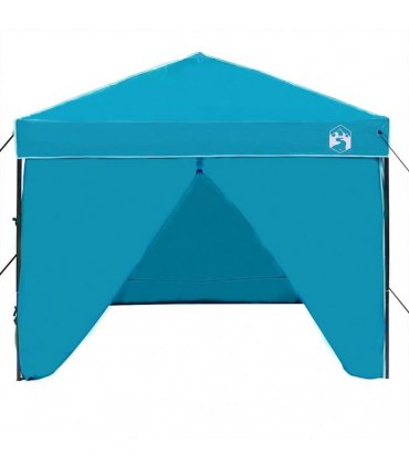 vidaXL Canopy Tent Manual Blue 243 x 243 x 251 cm Fabric