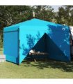 vidaXL Canopy Tent Manual Blue 290 x 290 x 251 cm Fabric