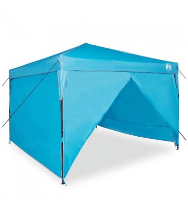 vidaXL Canopy Tent Manual Blue 290 x 290 x 251 cm Fabric