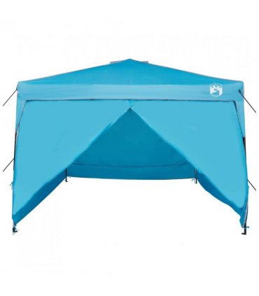 vidaXL Canopy Tent Manual Blue 290 x 290 x 251 cm Fabric