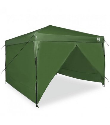 vidaXL Canopy Tent Manual Green 290 x 290 x 251 cm Fabric