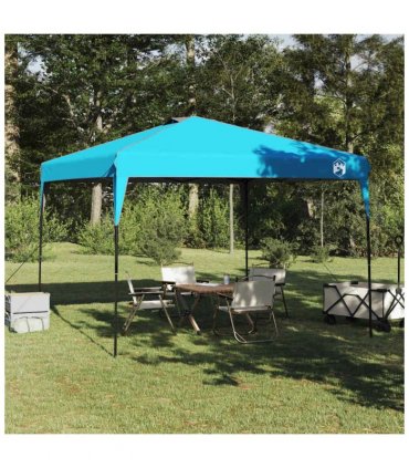 vidaXL Canopy Tent Manual Blue 290 x 290 x 251 cm Fabric — V0672061680